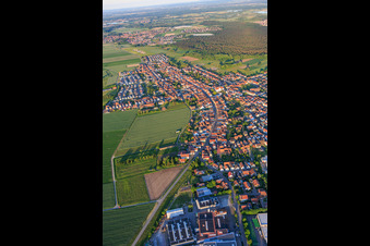 De l'ouest à Hatzenbühl dans le département Rhénanie-Palatinat, Allemagne