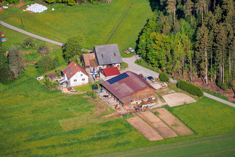 Ferme déplacée dans le district de Stampfe à le quartier Seedorf in Dunningen dans le département Bade-Wurtemberg, Allemagne