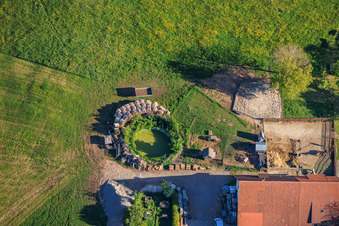 Biotope du site de camping-cars de Hutneck à Schramberg dans le département Bade-Wurtemberg, Allemagne