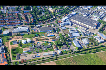 Réservoirs de pétrole et de gaz naturel de ONEO GmbH & Co. KG à Landau in der Pfalz dans le département Rhénanie-Palatinat, Allemagne
