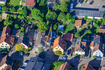 Chantier de rénovation complète d'une maison individuelle à Waldstr à Kandel dans le département Rhénanie-Palatinat, Allemagne