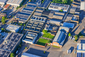Ancienne usine de tortues du nord-est à le quartier Neckarau in Mannheim dans le département Bade-Wurtemberg, Allemagne