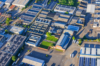 Ancienne usine de tortues du nord-est à le quartier Neckarau in Mannheim dans le département Bade-Wurtemberg, Allemagne