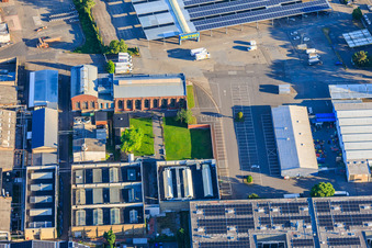 Ancienne usine de tortues du sud-est à le quartier Neckarau in Mannheim dans le département Bade-Wurtemberg, Allemagne