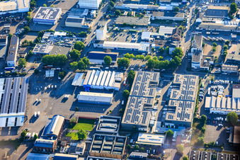 Ancienne usine de tortues du Sud-Ouest, beegy GmbH et METRO Mannheim à le quartier Neckarau in Mannheim dans le département Bade-Wurtemberg, Allemagne