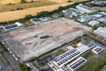 Le site du nouveau centre logistique de Cain International a été déblayé par le promoteur du projet, NVELOP. à Landau in der Pfalz dans le département Rhénanie-Palatinat, Allemagne