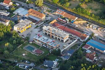 Nouveau chantier à la gare à le quartier Godramstein in Landau in der Pfalz dans le département Rhénanie-Palatinat, Allemagne