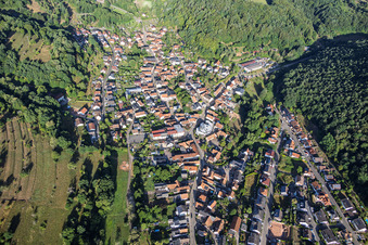 Du sud-est à Silz dans le département Rhénanie-Palatinat, Allemagne
