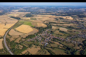 Du sud-est à Rimling dans le département Moselle, France