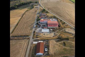 Parc industriel avec Construction Métallique et MTM Motocross à Volmunster dans le département Moselle, France
