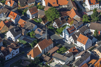 Église protestante Schlierbach à le quartier Schlierbach in Schaafheim dans le département Hesse, Allemagne
