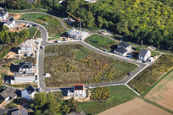 Nouveau quartier Sonnenhang à le quartier Pflaumheim in Großostheim dans le département Bavière, Allemagne