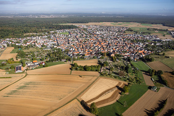Du sud à Schaafheim dans le département Hesse, Allemagne