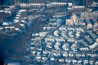 Quartier Emmertsgrund in Heidelberg dans le département Bade-Wurtemberg, Allemagne hors des airs
