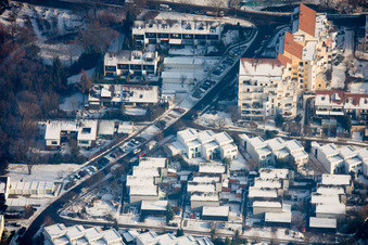 Quartier Emmertsgrund in Heidelberg dans le département Bade-Wurtemberg, Allemagne depuis l'avion
