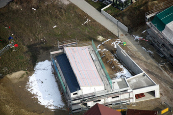 Vue d'oiseau de Nouvelle zone de développement Am Höhenweg à Kandel dans le département Rhénanie-Palatinat, Allemagne