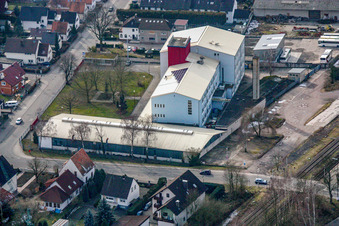 Vue aérienne de WERU Eichenauer à Kandel dans le département Rhénanie-Palatinat, Allemagne