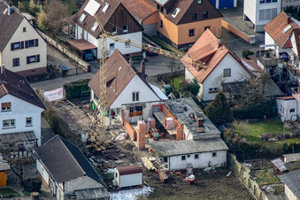 Waldstr à Kandel dans le département Rhénanie-Palatinat, Allemagne hors des airs