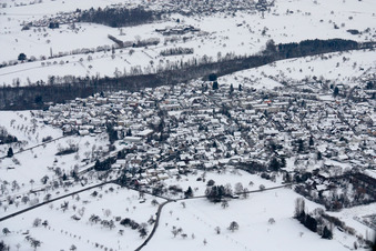 Vue aérienne de Par 'W à le quartier Ittersbach in Karlsbad dans le département Bade-Wurtemberg, Allemagne