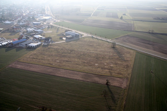 Photographie aérienne de Zone commerciale de Nordring à Rülzheim dans le département Rhénanie-Palatinat, Allemagne