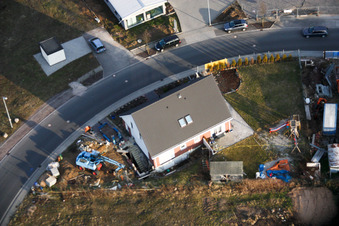 Vue aérienne de Anneau Nord à Rülzheim dans le département Rhénanie-Palatinat, Allemagne