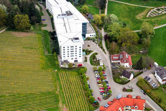 Vue aérienne de Clinique de santé Edith Stein à Bad Bergzabern dans le département Rhénanie-Palatinat, Allemagne