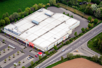 Vue aérienne de SBK à Bad Bergzabern dans le département Rhénanie-Palatinat, Allemagne
