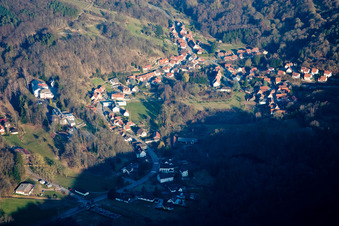 Weiler dans le département Bas Rhin, France d'en haut