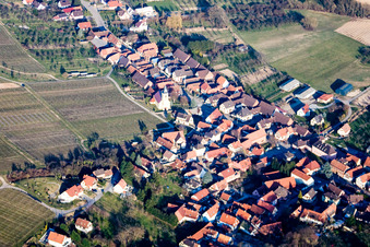 Enregistrement par drone de Rott dans le département Bas Rhin, France