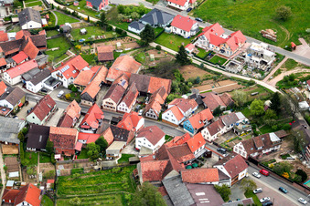 Vue aérienne de B427 en provenance du nord à Oberhausen dans le département Rhénanie-Palatinat, Allemagne