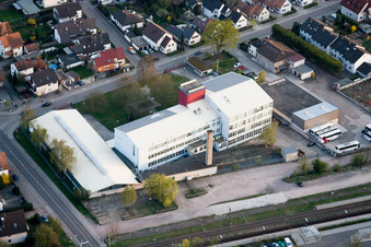 Vue aérienne de Beru Eichenauer à Kandel dans le département Rhénanie-Palatinat, Allemagne