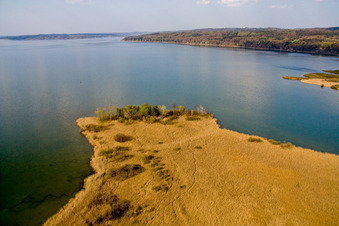 Photographie aérienne de Zones riveraines du lac Ammersee à Dießen am Ammersee dans le département Bavière, Allemagne