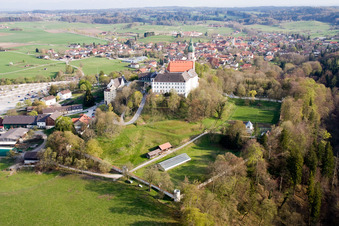 Monastère Andechs à le quartier Erling in Andechs dans le département Bavière, Allemagne d'en haut