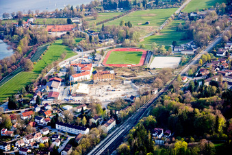 Vue aérienne de TSV 1893 eV à Tutzing dans le département Bavière, Allemagne