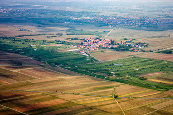 Vue aérienne de Golf Garden Route des vins allemande - Dackenheim - GOLF absolu à Dackenheim dans le département Rhénanie-Palatinat, Allemagne