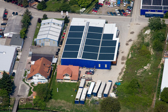 Photographie aérienne de Industriestr à Hagenbach dans le département Rhénanie-Palatinat, Allemagne