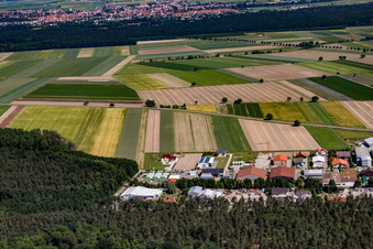 Photographie aérienne de Zone industrielle d'Im Gereut vue du sud à Hatzenbühl dans le département Rhénanie-Palatinat, Allemagne