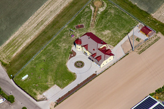 Vue aérienne de En Gereut à Hatzenbühl dans le département Rhénanie-Palatinat, Allemagne