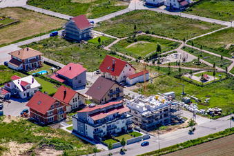 Image drone de Sur la haute piste à Kandel dans le département Rhénanie-Palatinat, Allemagne