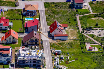 Photographie aérienne de Sur la haute piste à Kandel dans le département Rhénanie-Palatinat, Allemagne