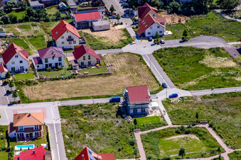 Vue oblique de Sur la haute piste à Kandel dans le département Rhénanie-Palatinat, Allemagne