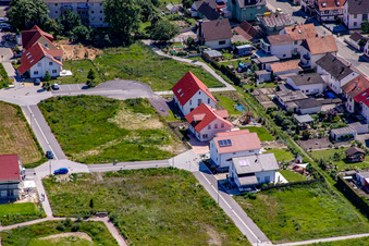 Sur la haute piste à Kandel dans le département Rhénanie-Palatinat, Allemagne hors des airs