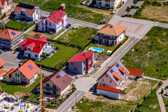Image drone de Sur la haute piste à Kandel dans le département Rhénanie-Palatinat, Allemagne