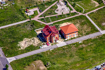 Vue aérienne de Sur la haute piste à Kandel dans le département Rhénanie-Palatinat, Allemagne