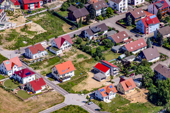 Vue oblique de Sur la haute piste à Kandel dans le département Rhénanie-Palatinat, Allemagne