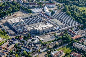 Vue aérienne de Académie Getinge à Rastatt dans le département Bade-Wurtemberg, Allemagne
