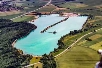 Vue oblique de Soufflenheim dans le département Bas Rhin, France
