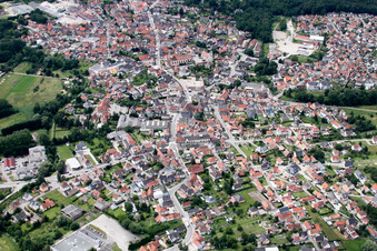 Soufflenheim dans le département Bas Rhin, France vue d'en haut