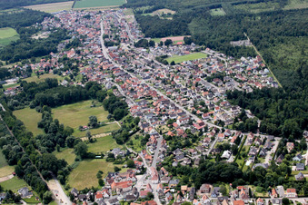 Photographie aérienne de Schirrhoffen dans le département Bas Rhin, France
