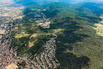 Vue aérienne de Lieu du sud à Leimen dans le département Bade-Wurtemberg, Allemagne